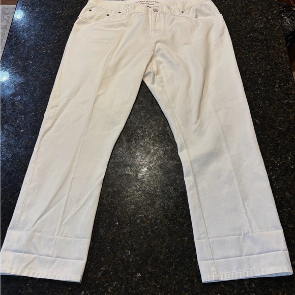Lauren Ralph Lauren Denim - Lauren Jeans Co. Ralph Lauren White 100% Cotton Jeans Size 12